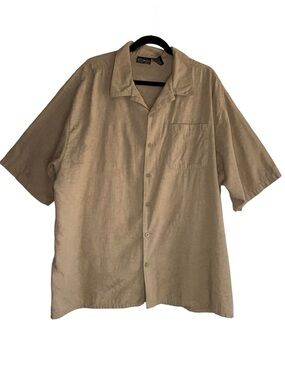 OP Sport Casual Short-Sleeve Button-Down Shirt